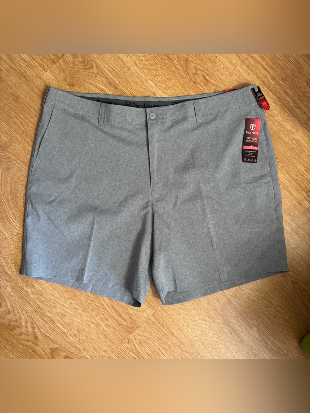 NWT Men's Gray Performance Golf Shorts ProTour